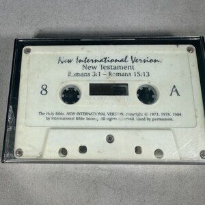 New International Version New Testament Cassette Tapes Romans Corinthians 1991